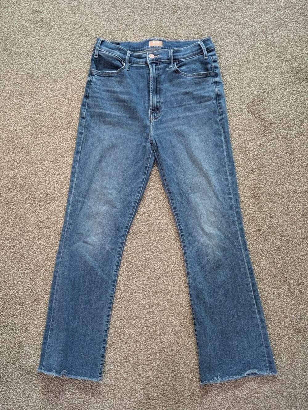 Mother Hustler Ankle Fray Jeans Size 30 - Picture 4 of 9